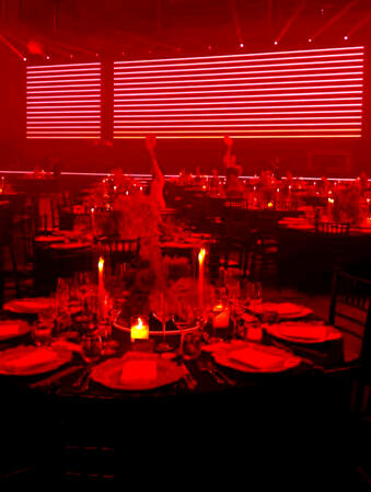 Gala dinner for 430 VIP guests